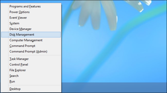 Меню Windows для опытных пользователей — открытие Управления дисками