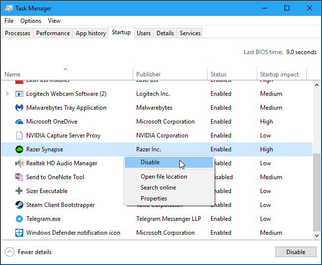 Пример утилиты производителя мыши, влияющей на системный параметр указателя