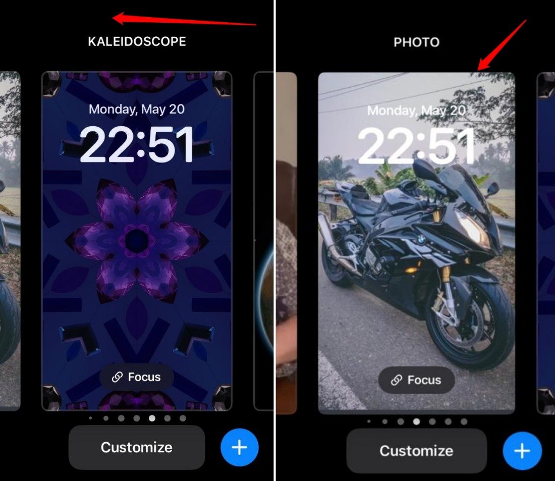 switch to another lock screen iOS