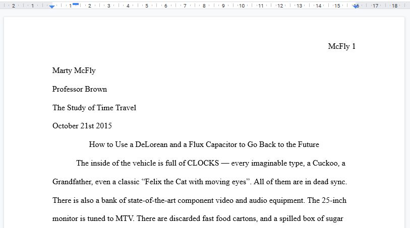 параметры отступа в Google Docs