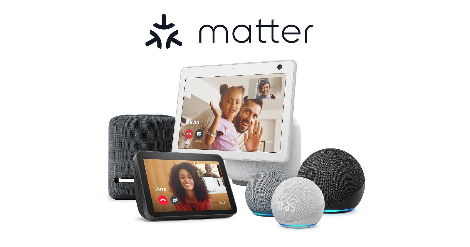 Добавление устройств Matter в Amazon Alexa