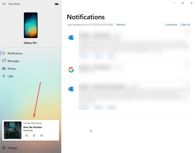 Инструкция: как использовать управление музыкой в Your Phone — окно плеера и элементы управления