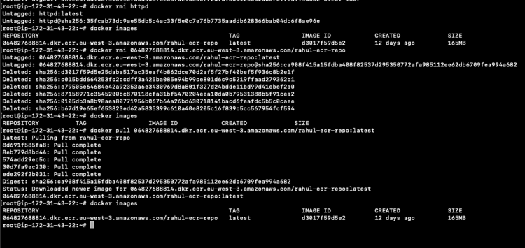 Загрузка образа из ECR