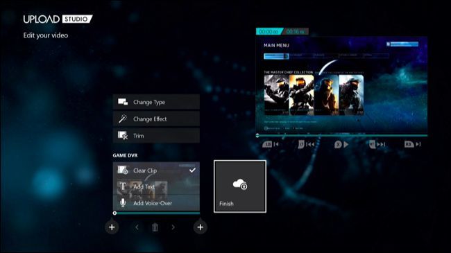 Экспорт через Upload Studio: выбор завершения проекта