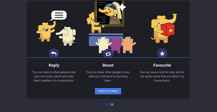 Туториал Mastodon: шаги знакомства с интерфейсом