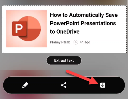 Иконка сохранения результата Smart Select