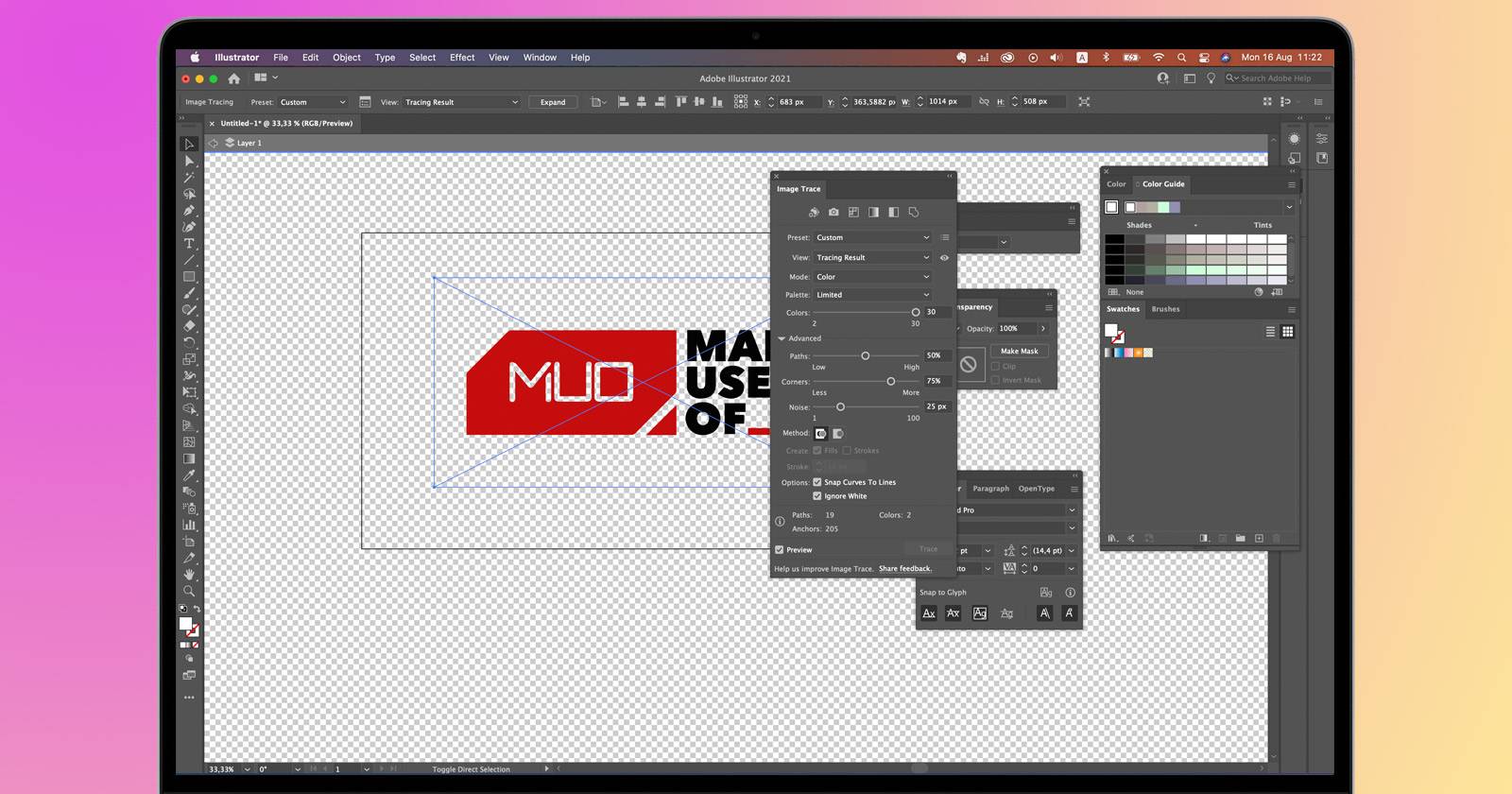 Удаление белого фона в Adobe Illustrator