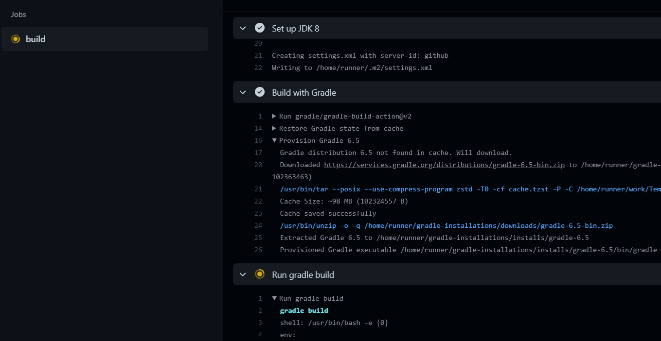 Ошибочный лог с указанием версии Gradle