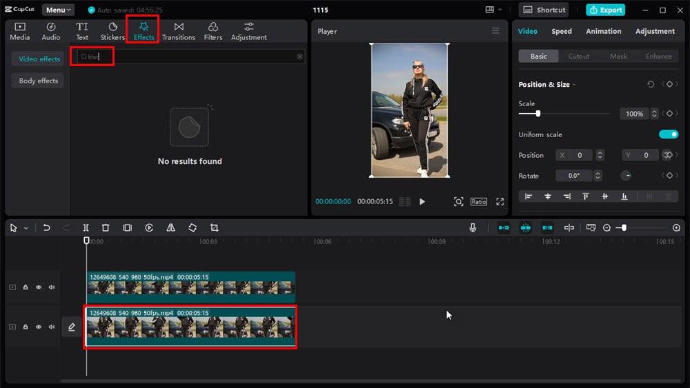 Применить размытие в десктопе