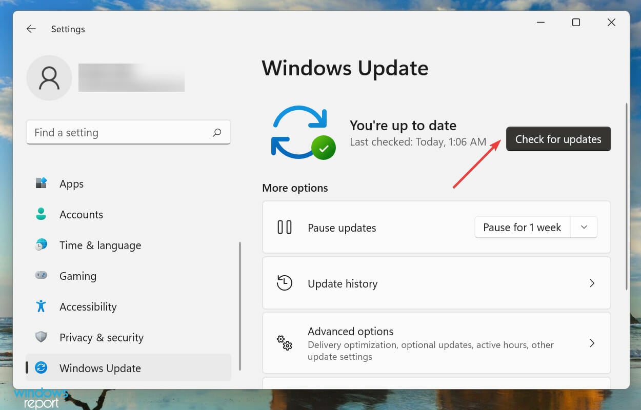 Check for updates to fix 0x80071AB1