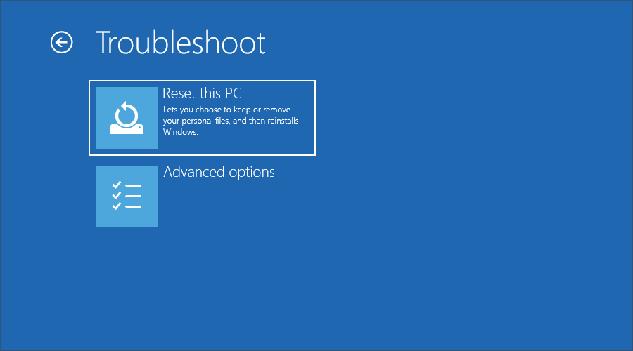 Сброс этого ПК в Windows 11