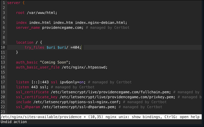 Выделение строки текста в редакторе micro с помощью мыши