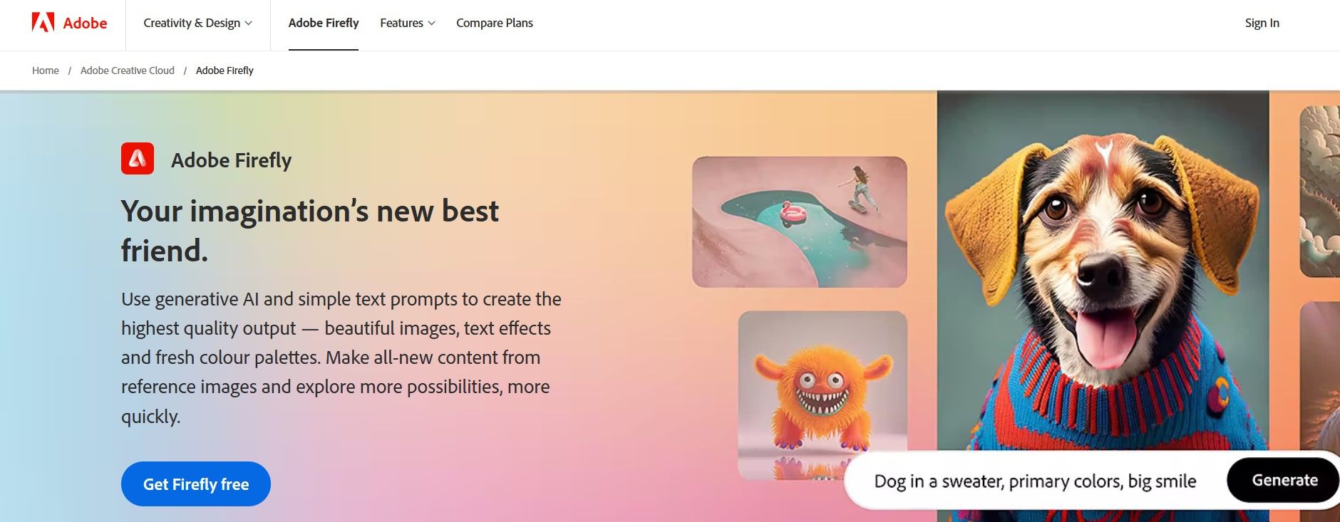 Adobe Firefly: модель обучается на лицензированных источниках