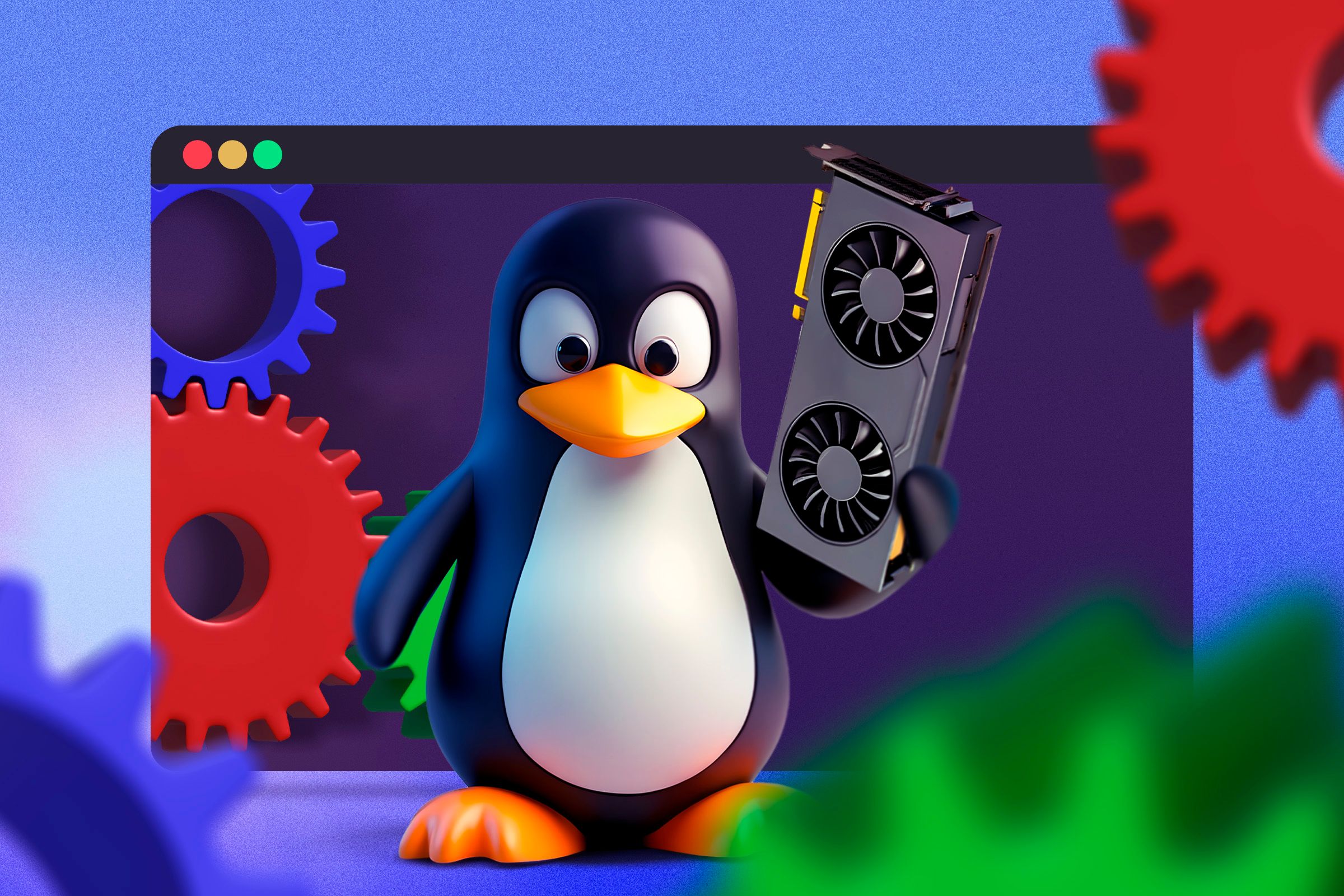 glxgears: тест графики в Linux