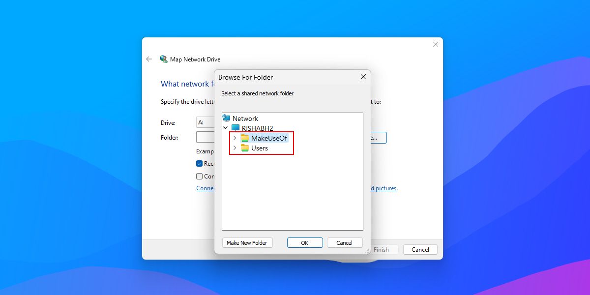 Windows Shared Network Folder
