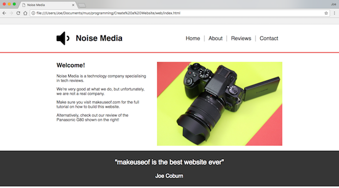 Промежуточный результат — прогресс сайта