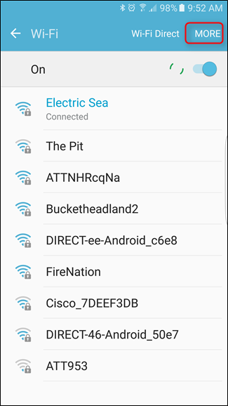 Пункт меню для настройки Smart Network Switch