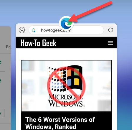 select the first app