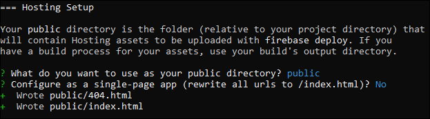 Настройка хостинга