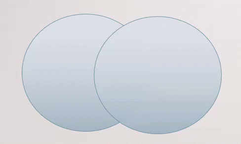 Анимация: держите Ctrl и выберите две фигуры