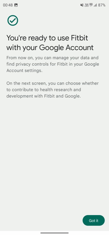 Опрос Google по использованию данных Fitbit для исследований