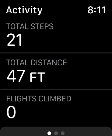 Отслеживание шагов и активности на Apple Watch