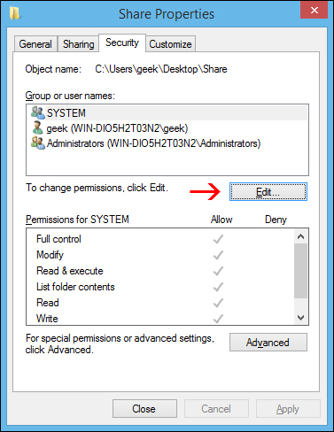 Добавление пользователя в безопасность