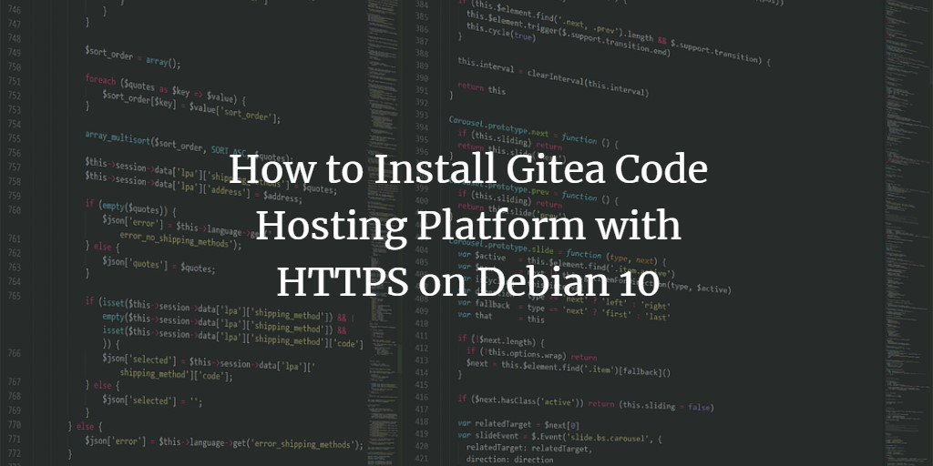 Gitea на Debian 10: Nginx и HTTPS