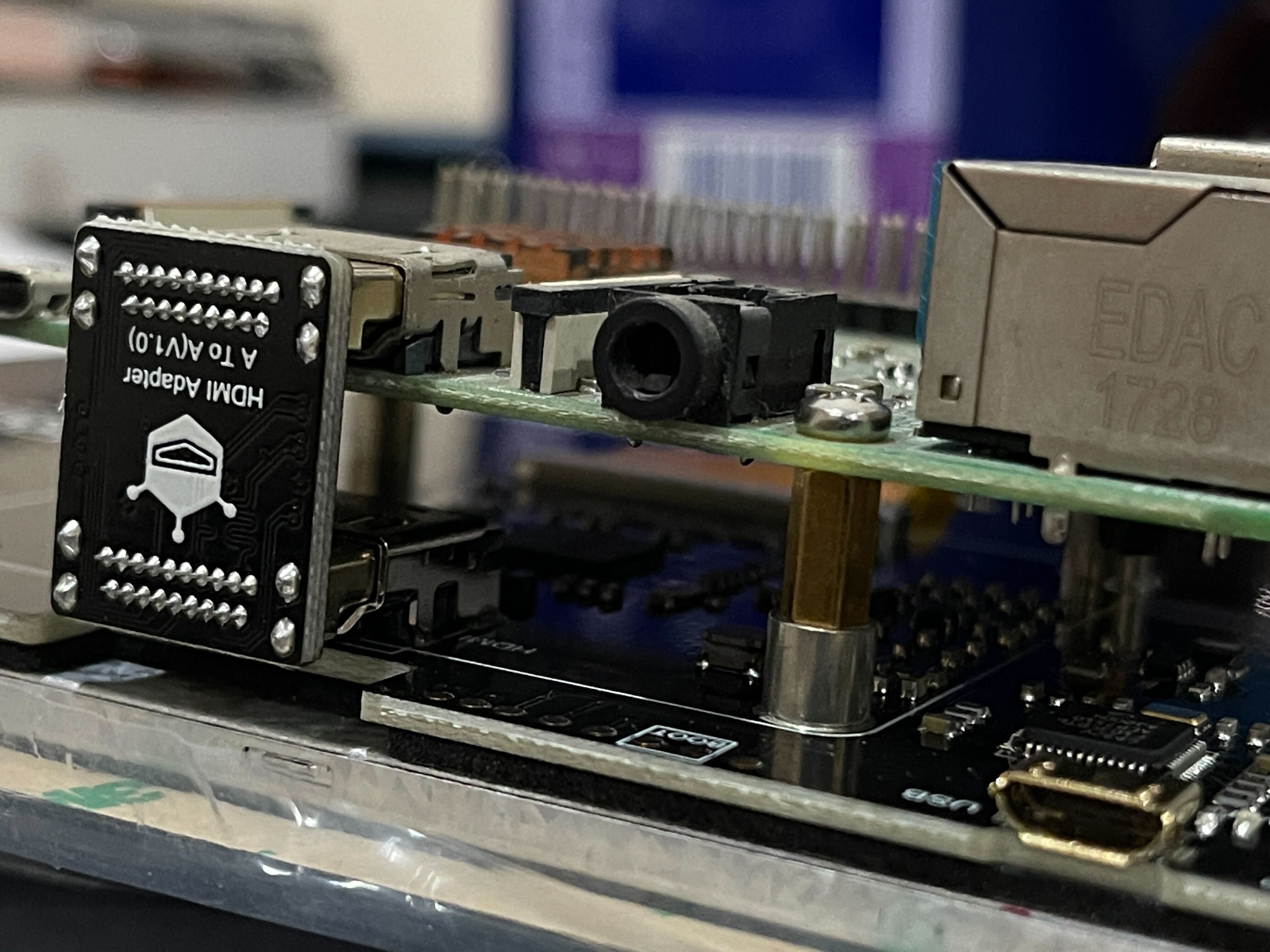 aux connector on raspberry pi