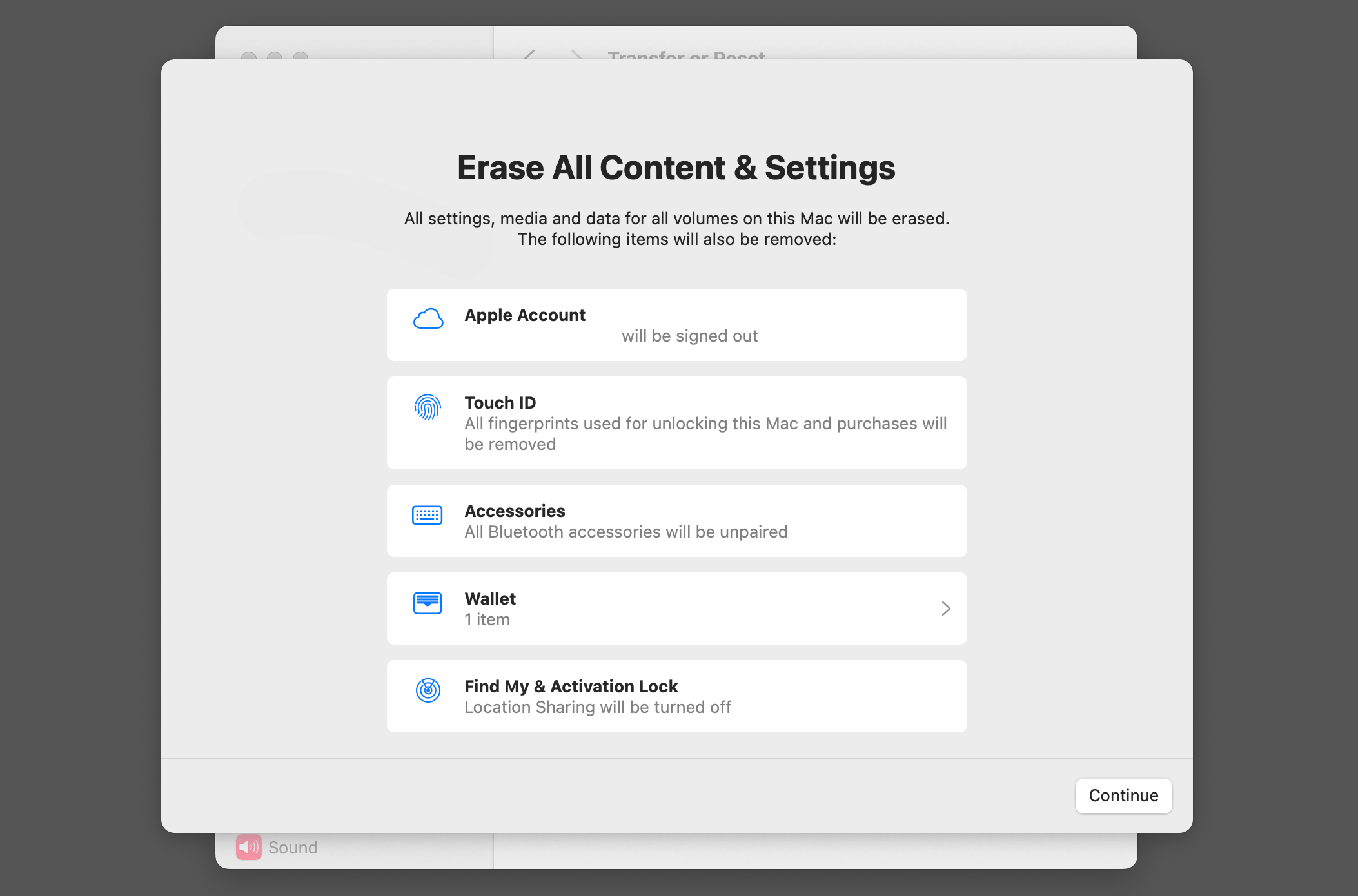 Мастер удаления данных в macOS