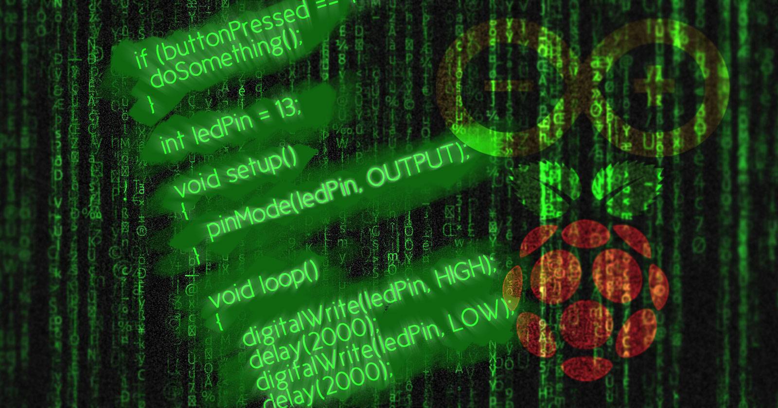 Фото рабочего стола с платами Arduino и Raspberry Pi