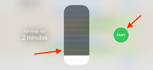 Start Timer in Control Center