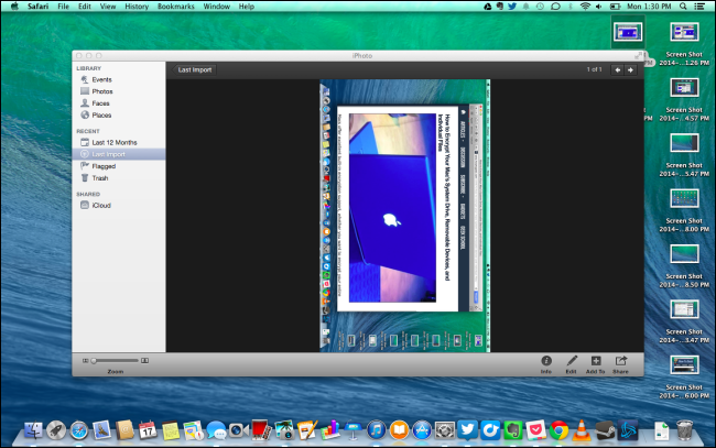 Вращение изображения с помощью двух пальцев на трекпаде