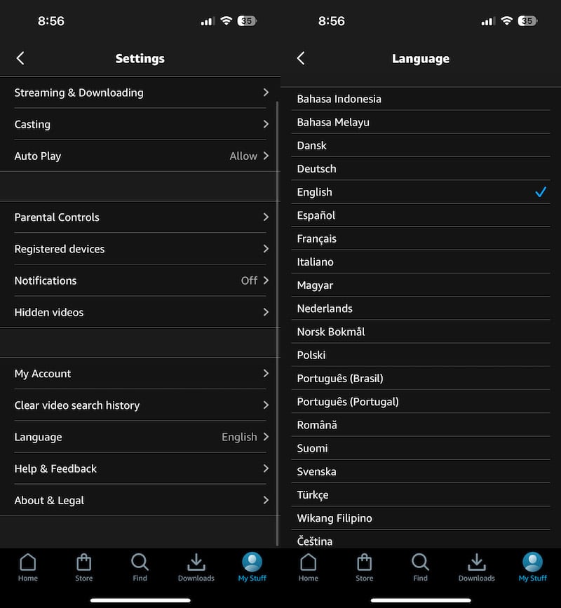 change-language-amazon-prime-video-app