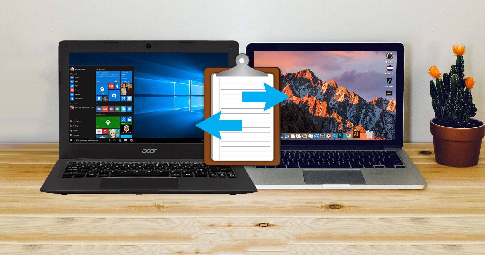 1Clipboard: общий буфер обмена между Mac и Windows