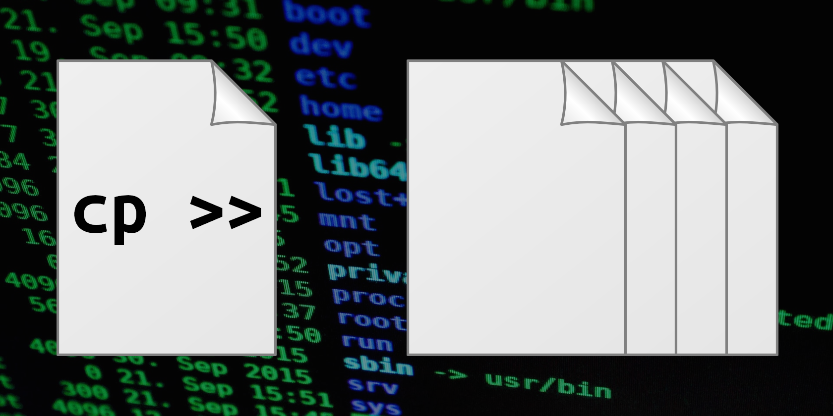 Как копировать файлы в Linux с помощью cp