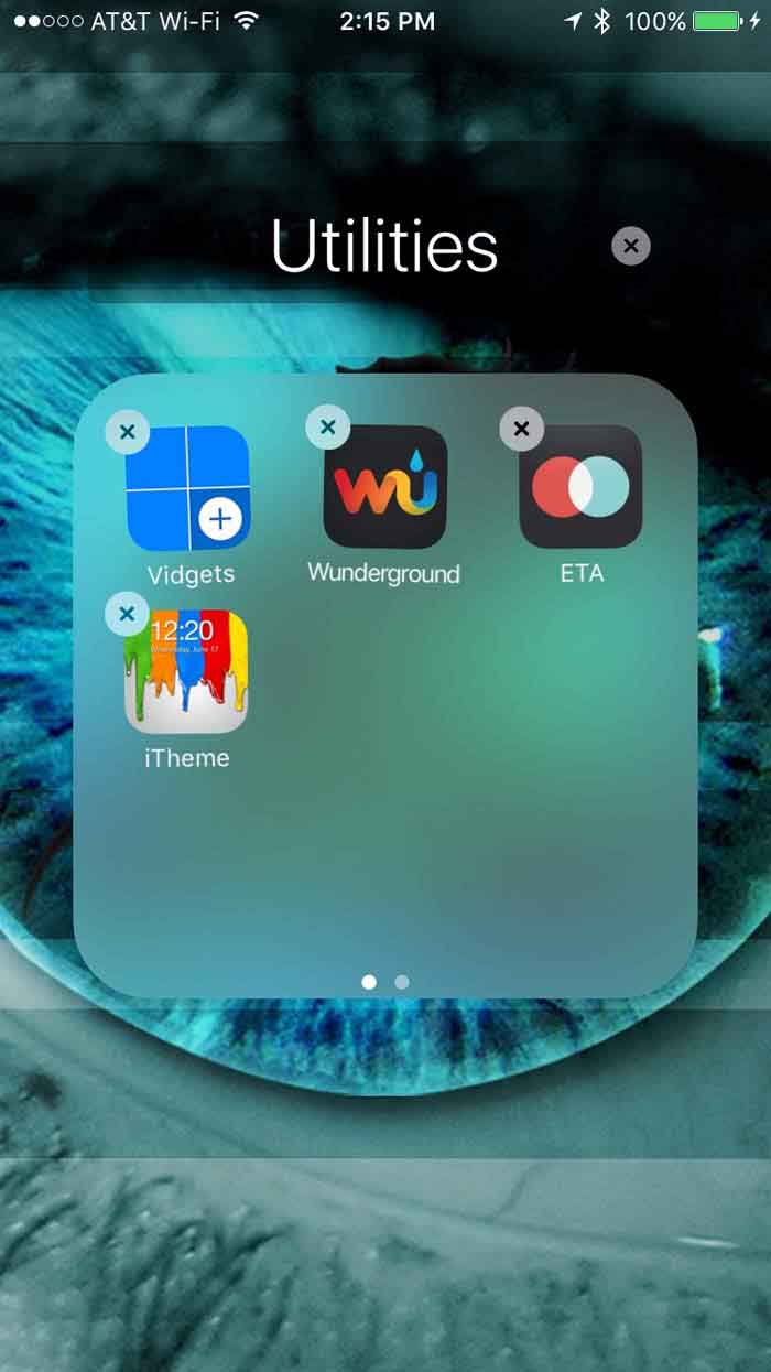 Удаление приложения