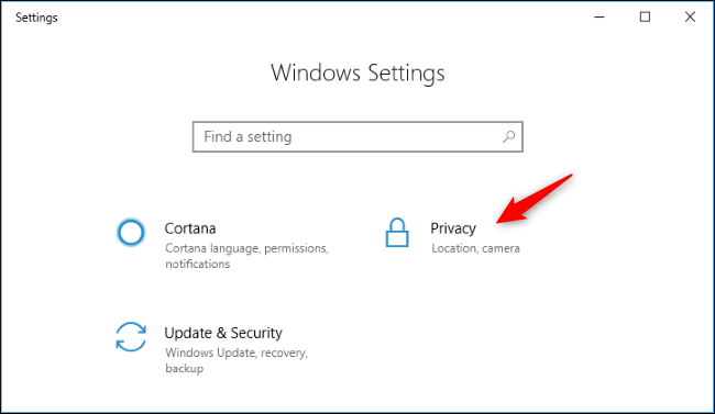 Параметры «История действий» в разделе конфиденциальности