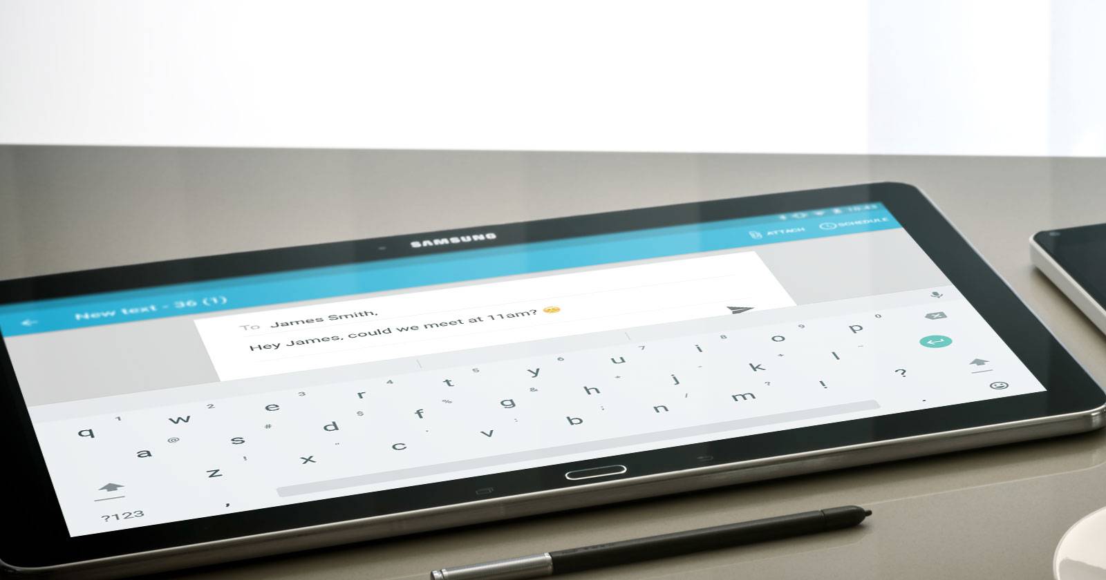 Отправка и приём текстовых сообщений на планшете и телефоне