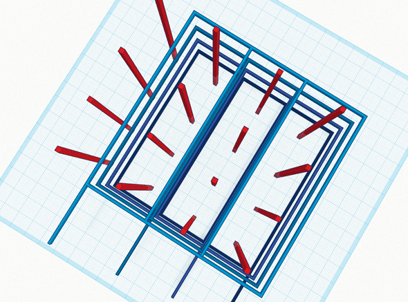 Схема соединений вида сверху
