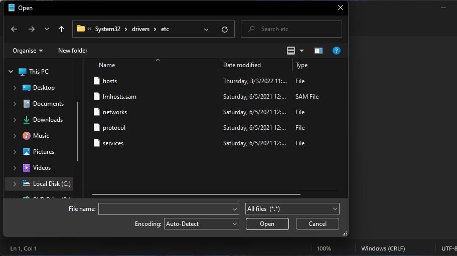 Окно извлечения архива