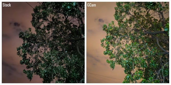 Сравнение стоковой камеры и GCam — кадр 5
