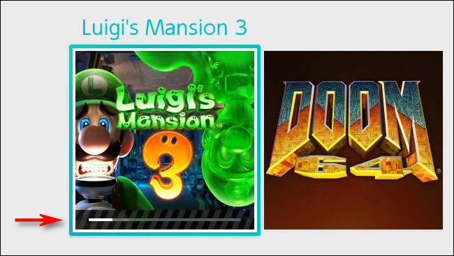 Индикатор прогресса загрузки на значке игры