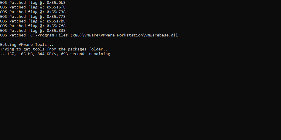 Завершение процесса установки Unlocker