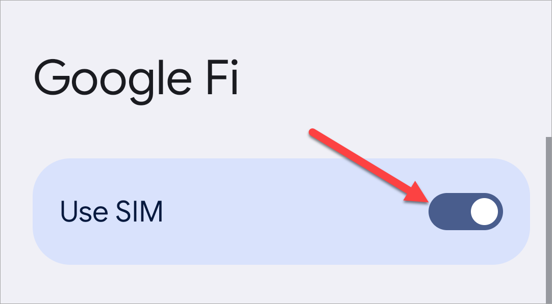 Переключатель активной SIM-карты в настройках Android