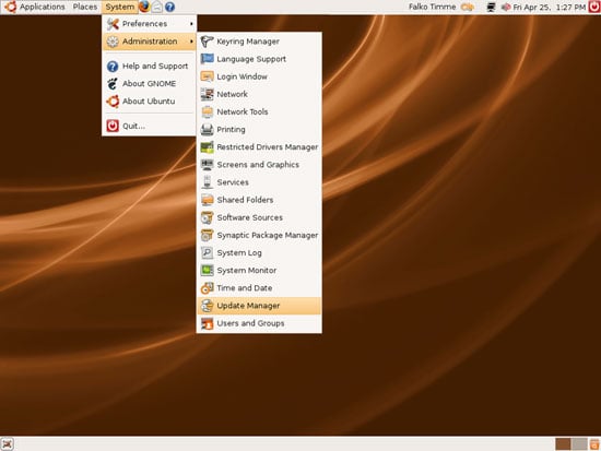 Atualizar Ubuntu 7.10 para 8.04 LTS