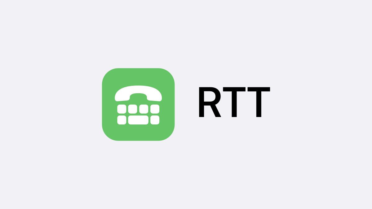 Экран iPhone: раздел настроек RTT/TTY