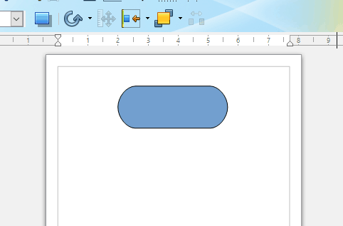 Добавление формы блок‑схемы на лист и изменение размера