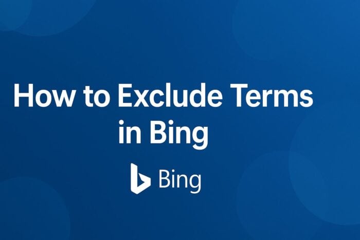 Как исключать слова в Bing — быстрые приёмы