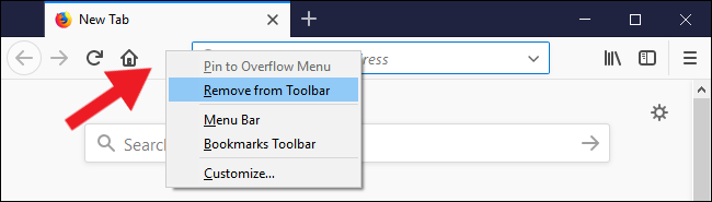 Стрелка_Удалить с панели инструментов